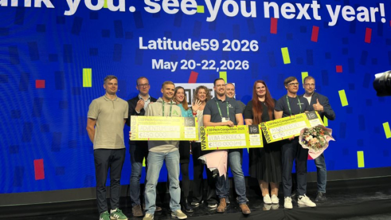 Pilt eelmise aasta võitjatega. Foto: Latitude59