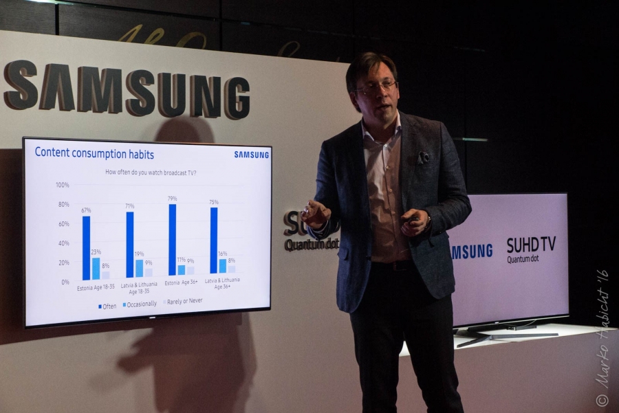 Samsungi programm: iga kahe aasta tagant uus teler. Foto: Marko Habicht