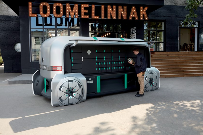 Renault robot-veok Loomelinnakus.