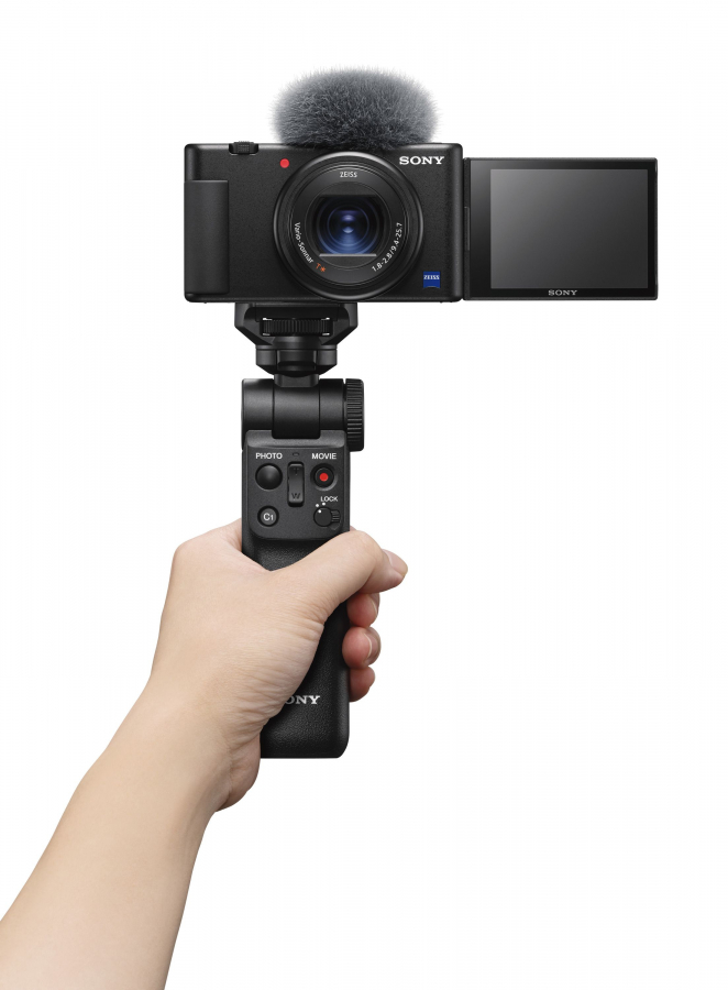 Sony ZV-1 Youtuberi digikaamera käepidemega