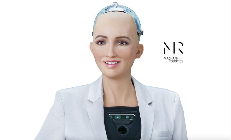 Humanoidrobot Sophia.