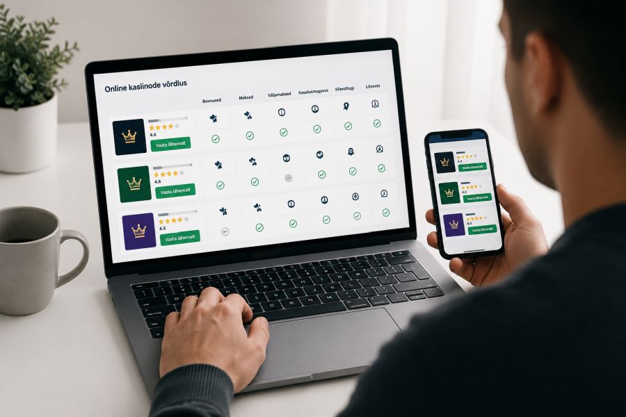 Välismaa online kasiinode testimine