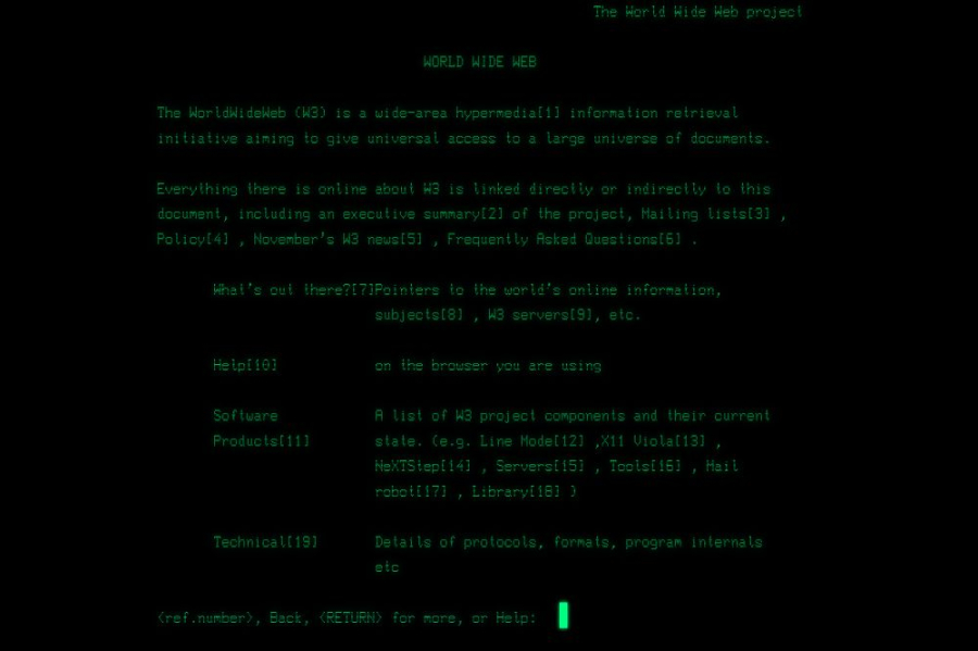 CERN-i esimene koduleht