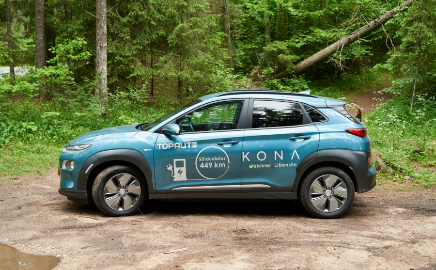 Kona electric külje pealt