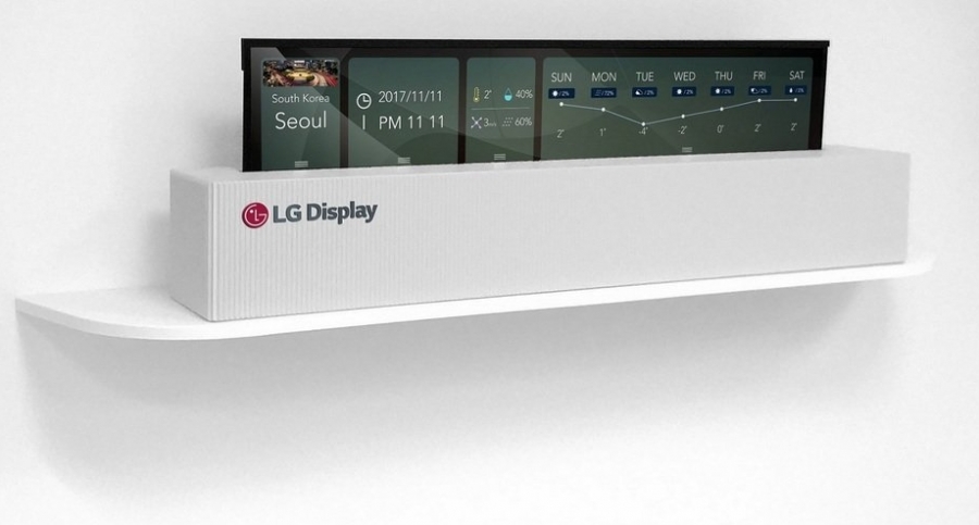 LG kokkurullitav ekraan.
