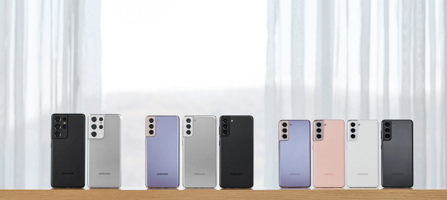 Samsung Galaxy S21 kõik värvid ja mudelid