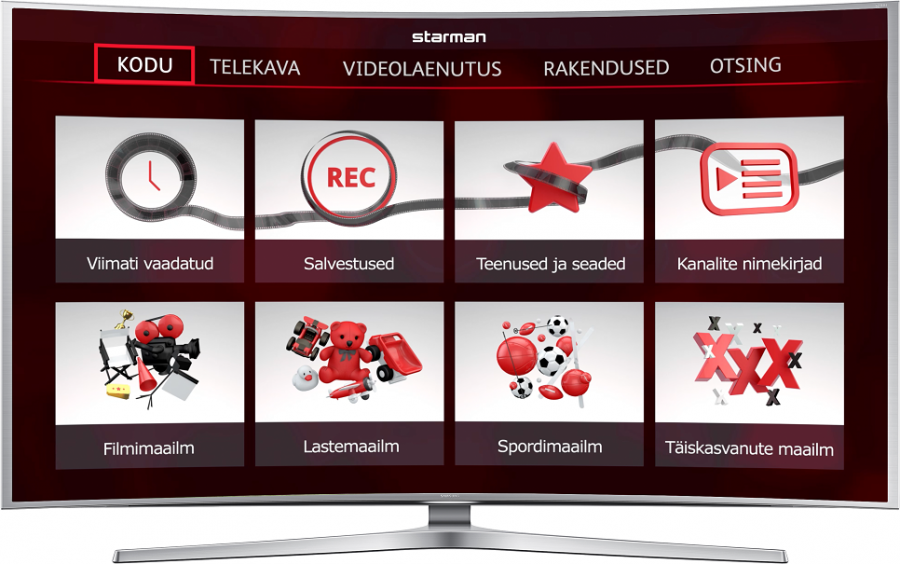 Starmani uus TV