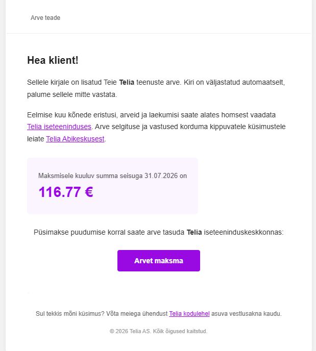 Telia nimel levitatav petuarve