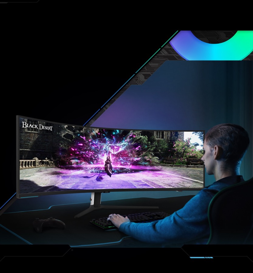 Samsung G9 nõgus monitor