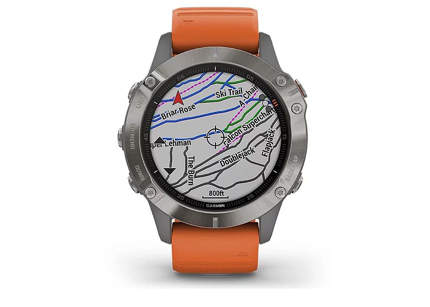 Garmin Fenix 6 kaardiga.