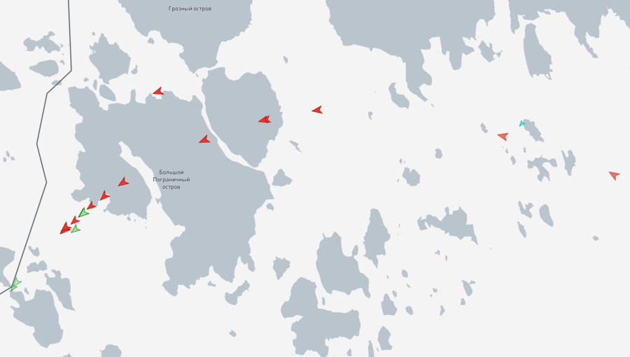 GPS-ide segamine. Ekraanipilt Marintetrafficust