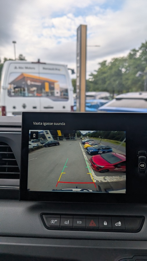 Renault Master tagurduskaamera