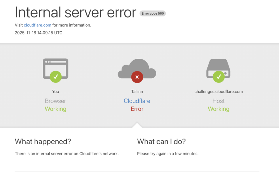 Cloudflare maas server error