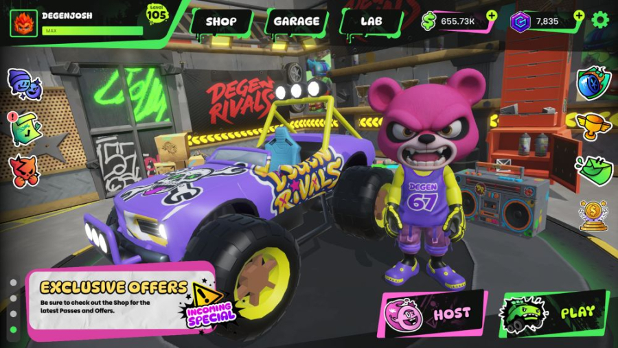 Mario Kart meets Fortnite: DeGen Rivals