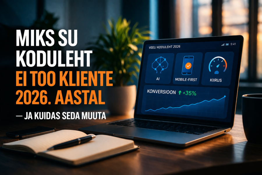 Miks su koduleht ei too kliente 2026. aastal ja kuidas seda muuta