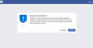 Facebooki konto võib olla ohus.