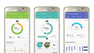 S Health - mobiilirakendus treeninguks, mis on Samsungi telefonides kaasas. 