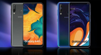 Samsung Galaxy A40s ja Samsung Galaxy A60.