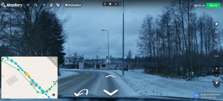 Mapillary Hundi teel.