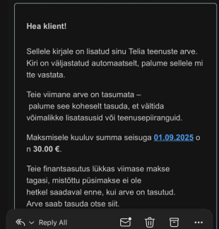 Petukiri Telia nimel