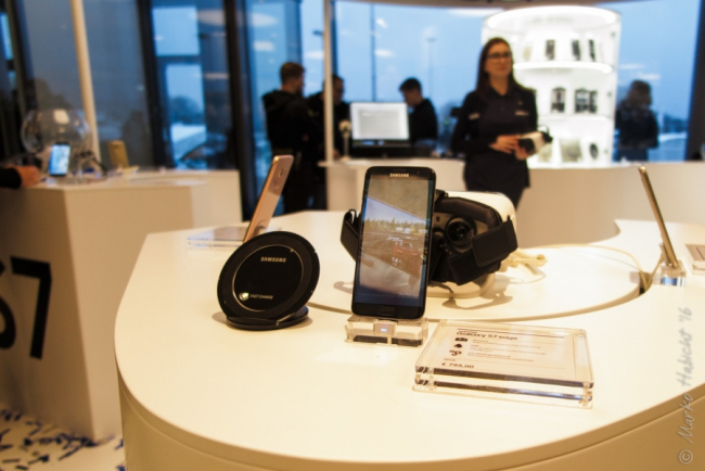 Samsungi esinduspood Ülemiste keskuses. Foto: Marko Habicht