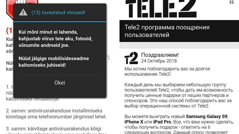 Tele2 nimel tehtav petuskeem.
