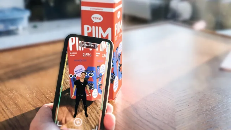 Äpp piimapakiga.