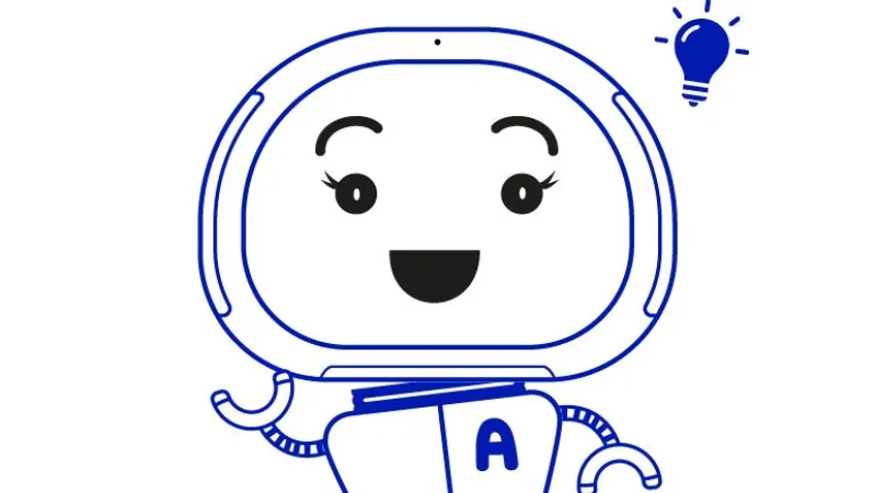 Elisa teenindusrobot Annika illustratsioon. Allikas: Elisa