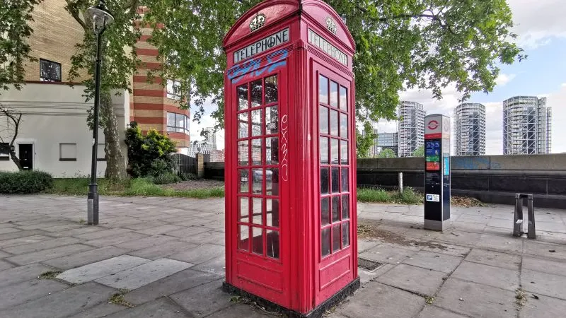 London, telefoniputka. Foto: (C) Kaido Einama