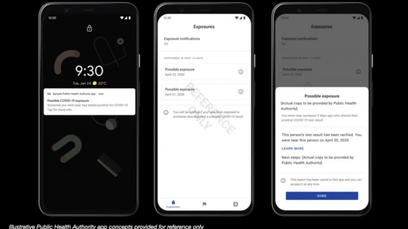 Google ja Apple arendavad API-t, mida terviseorganisatsioonid saaksid kasutada.