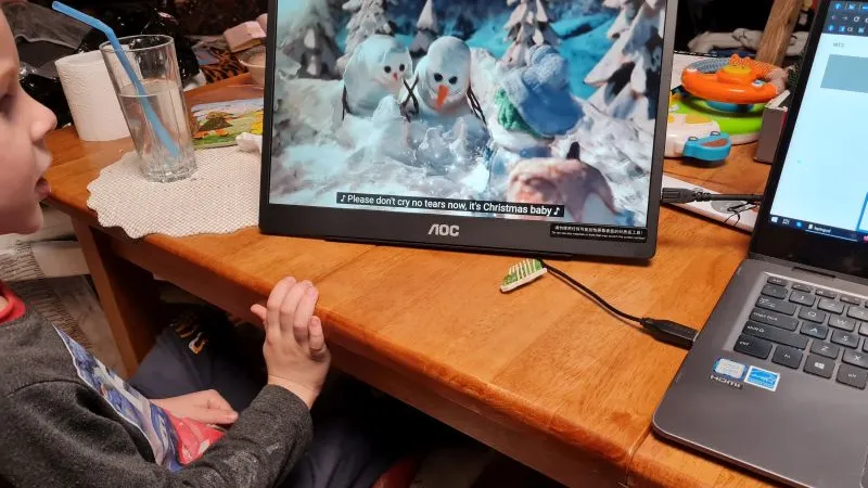 AOC mobiilne monitor.