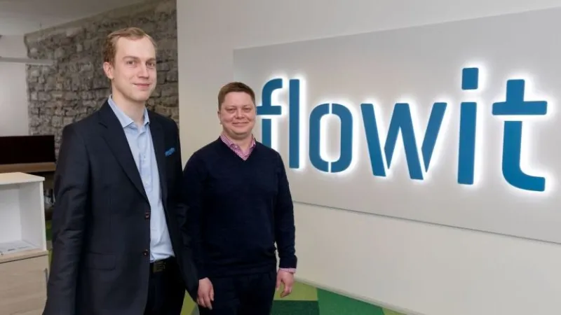 Flowit, tegevjuht Andres Aavik ja äriarendusjuht Juhan Pukk.