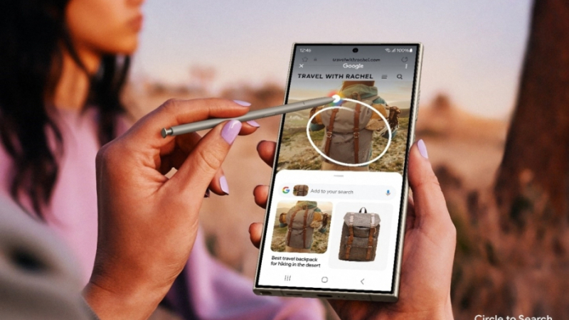Samsung Galaxy S24 Ultra Circle to Search