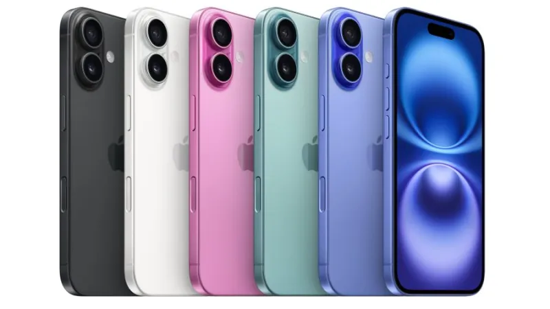 iPhone 16 värvid