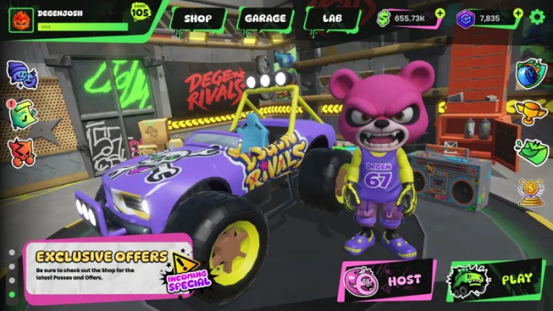 Mario Kart meets Fortnite: DeGen Rivals