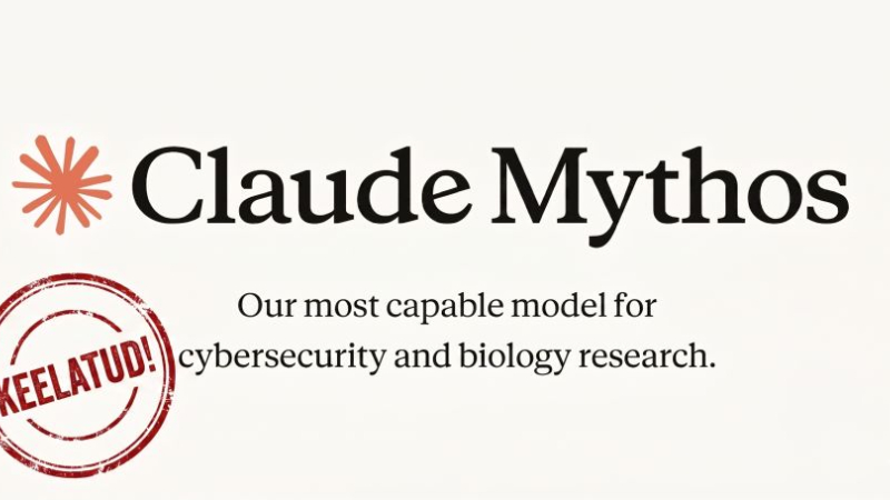 Claude Mythos on keelatud.